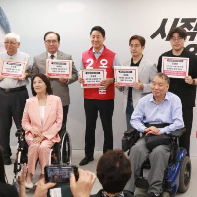 [청년포럼] 오세훈 후보에 ‘장애청년 포용정책 공약’ 전달